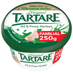 TARTARE AIL ET FINES HERBES, 250 GR