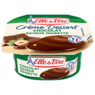 Crème dessert saveur choco-noisette - 4x125g