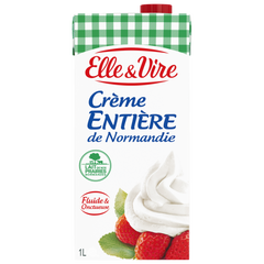 Crème Entière de Normandie Elle & Vire - 1L