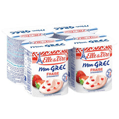 MON GREC FRAISE, 125g x 4