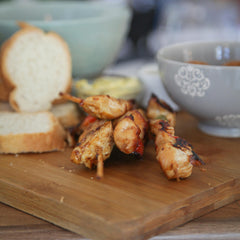 BROCHETTES DE POULET MARINÉES - lot de 1kg - 18€