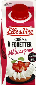 Crème Entière Mascarpone Elle & Vire - Brique 33cl